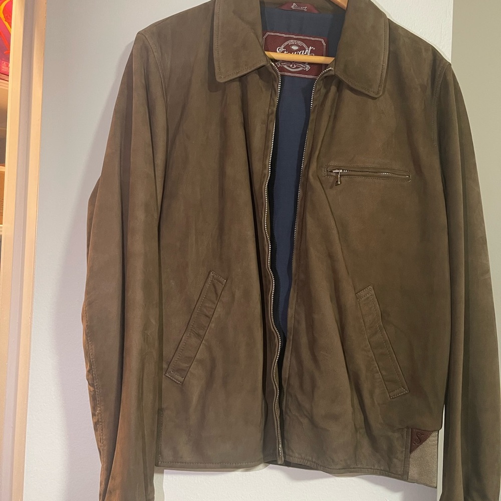 Stewart suede leather jacket